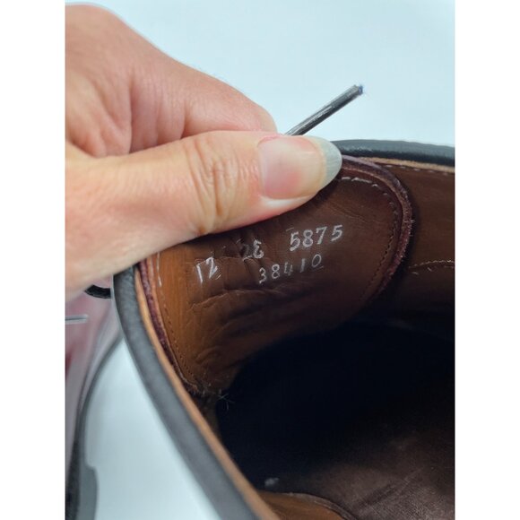 Allen Edmonds Park Avenue Brown Leather Mens Oxford Dress Shoes Size 12 Lace Up main image 4